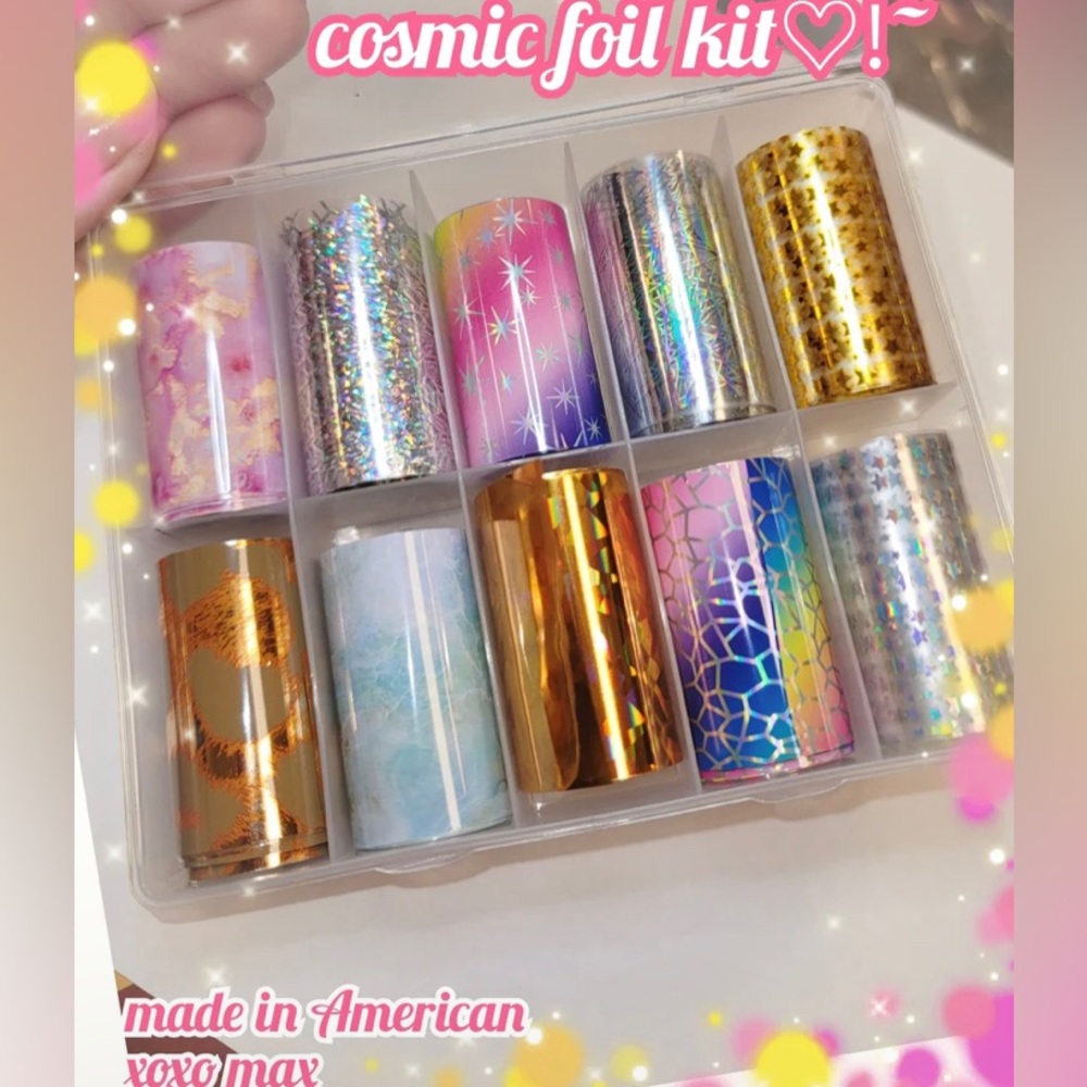 COSMIC Nail Foil Kit Nail Foil Kit 1/$15, 2/$25, 3/$30, 4/$35.$5 each additional